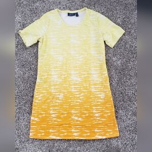 d & co| Beach Swim Coverup Crew Neck Dress
